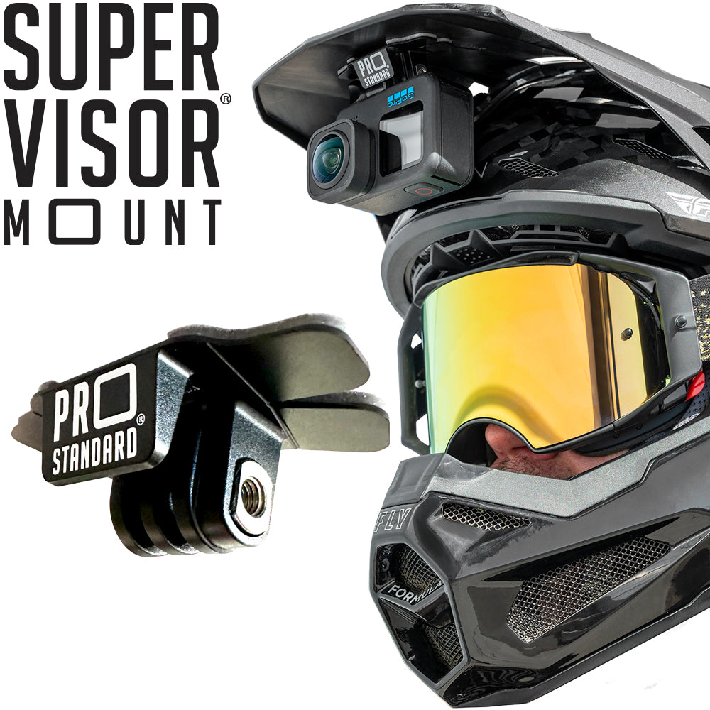 SuperVisor 2.0 Low Profile Under Visor GoPro Mount Black Pro Standard