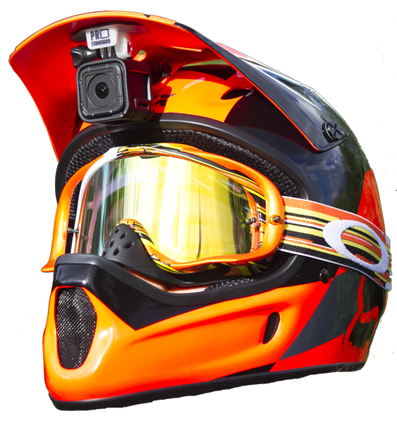 The Super-Visor Low Profile Under Visor GoPro Helmet Mount