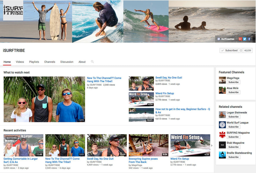iSURF TRIBE Uses The Grill Mount For Their Instructional Surf Videos