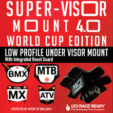Super-Visor 4.0 Low Profile Under Visor Mount for Insta360, GoPro, DJI, all action cameras