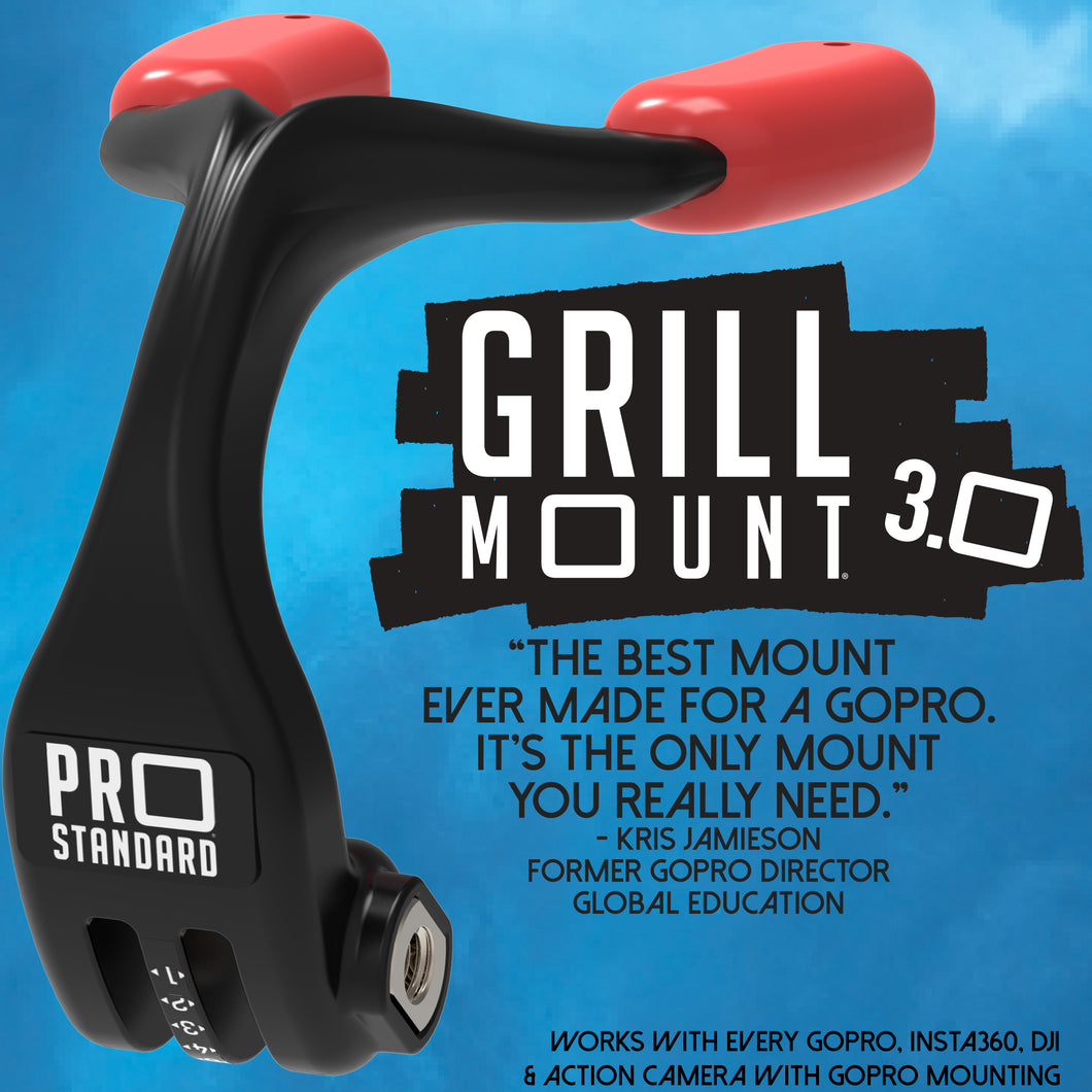 The Grill Mount 3.0 Multi-Function GoPro Mouth Mount