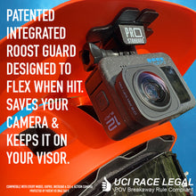 Super-Visor 4.0 Low Profile Under Visor Mount for Insta360, GoPro, DJI, all action cameras