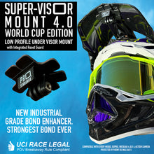 Super-Visor 4.0 Low Profile Under Visor Mount for Insta360, GoPro, DJI, all action cameras