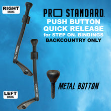 Push Button Quick Release for Step On® Bindings