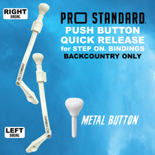 Push Button Quick Release for Step On® Bindings