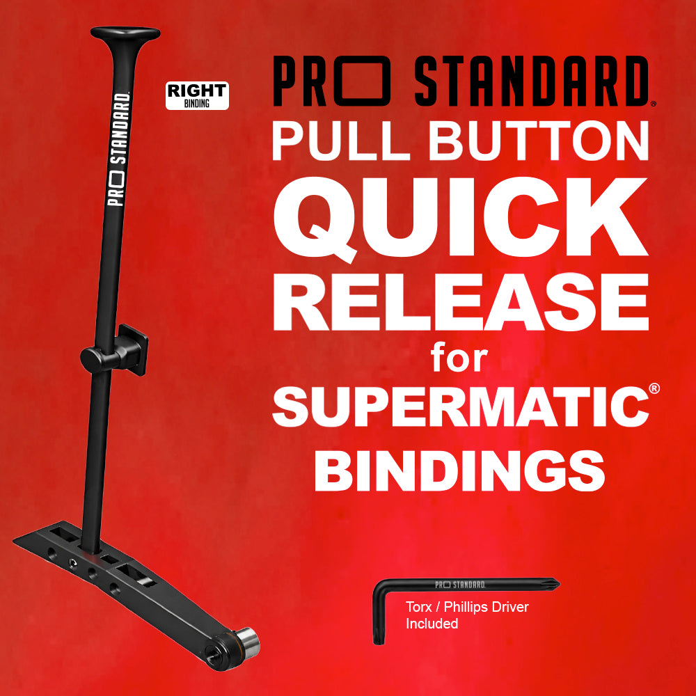 Pull Button Quick Release for Supermatic® Bindings